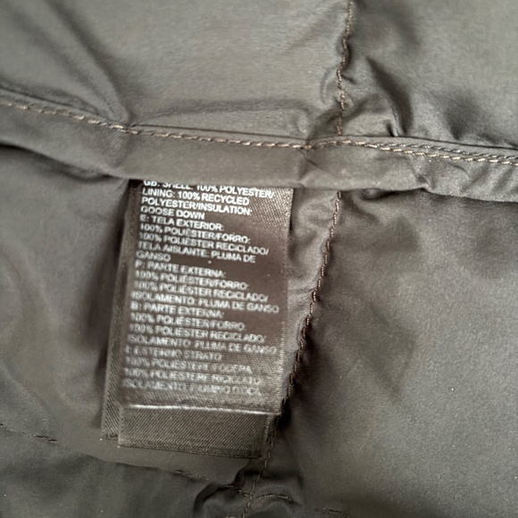North Face 600 goose down hooded puffer jacket in chocolate brownwomen's size XS - Picture 5 of 5
